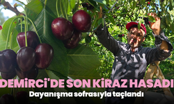 Demirci'de Son Kiraz Hasadı Dayanışma Sofrasıyla Taçlandı