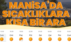 Manisa’da sıcaklıklara kısa bir ara