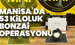 Manisa’da 53 kiloluk bonzai operasyonu