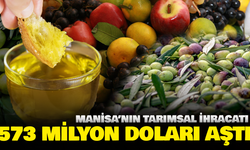 Manisa’nın tarımsal ihracatı 573 milyon doları aştı