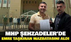 MHP Şehzadeler’de Emre Taşkıran mazbatasını aldı
