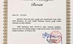 Şehit Yakınları Şube Müdürü Selçuk Yıldız'a Dedesinden Kalan Gurur