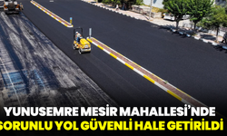 Yunusemre Mesir Mahallesi’nde Sorunlu Yol Güvenli Hale Getirildi
