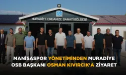 Manisaspor Yönetiminden Muradiye Osb Başkanı Osman Kıvırcık'a Ziyaret