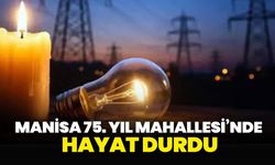 Manisa 75. Yıl Mahallesi'nde Hayat Durdu