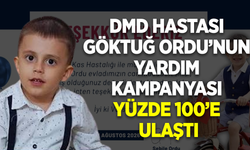 DMD hastası Göktuğ Ordu'nun yardım kampanyası yüzde 100'e ulaştı