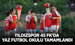 Yıldızspor 45 FK’da Yaz Futbol Okulu tamamlandı