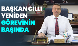Başkan Cıllı yeniden görevinin başında