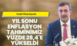 Cevdet Yılmaz duyurdu: Yıl sonu enflasyon tahmini yüzde 28,4'e yükseldi