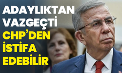 Mansur Yavaş için dikkat çeken iddia: Adaylıktan vazgeçti, CHP’den istifa edebilir