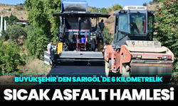 Büyükşehir’den Sarıgöl’de 6 Kilometrelik Sıcak Asfalt Hamlesi