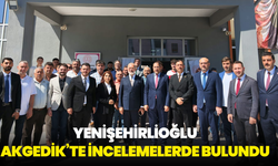 Yenişehirlioğlu Akgedik’te İncelemelerde Bulundu