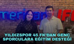 Yıldızspor 45 FK’dan genç sporculara eğitim desteği
