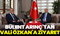 Bülent Arınç’tan Vali Özkan’a ziyaret