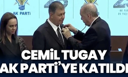 Cemil Tugay AK Parti’ye katıldı: Rozetini Erdoğan taktı