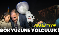 Demirci’de Çocuklar Gökyüzünü Keşfetti