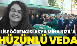 Lise Öğrencisi Asya Mina Kızıl’a Hüzünlü Veda