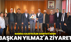 Manisa Gazeteciler Cemiyeti’nden Başkan Yılmaz’a ziyaret