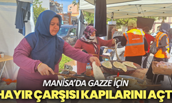 Manisa’da Gazze için Hayır Çarşısı kapılarını açtı