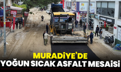 Manisa Büyükşehir’den Muradiye’de Yoğun Sıcak Asfalt Mesaisi
