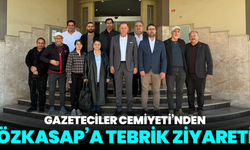 Gazeteciler Cemiyeti’nden Özkasap’a tebrik ziyareti