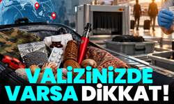 Valizinizde varsa dikkat! Bu eşyalar bazı ülkelerde yasak