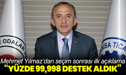 Mehmet Yılmaz’dan seçim sonrası ilk açıklama: “Yüzde 99,998 destek aldık”