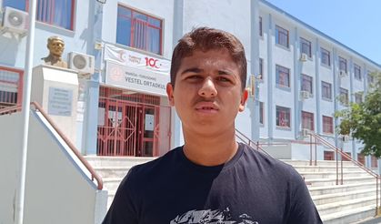 Manisa’da LGS’den 500 tam puan alan Eren Naymanol