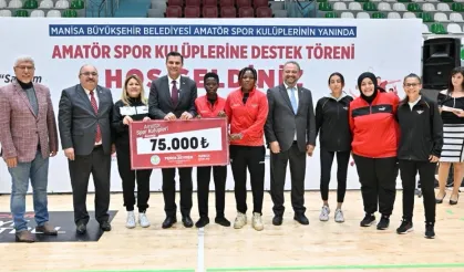 Manisa'dan amatör spor kulüplerine 4 milyon liralık destek