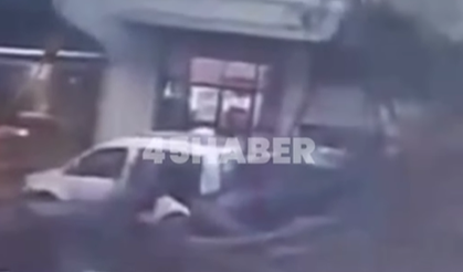 Ağaç aracın üzerine devrildi