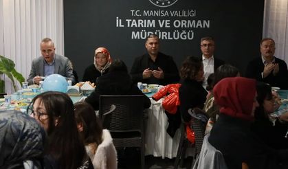 Manisa İl Tarım ve Orman Müdürlüğü iftar yemeği düzenledi