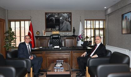 Başkan Şimşek Manisa Valisi Özkan’ı Misafir Etti