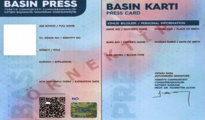 Basın Kartı Artık Kimlik Sayılacak