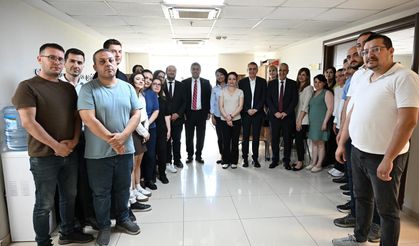Büyükşehir Yönetiminden Personele Bayram Ziyareti