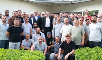 Başkan Şimşek Personelle Bayramlaştı