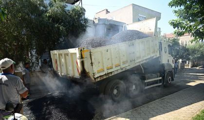 Salihli’de yollar yenileniyor