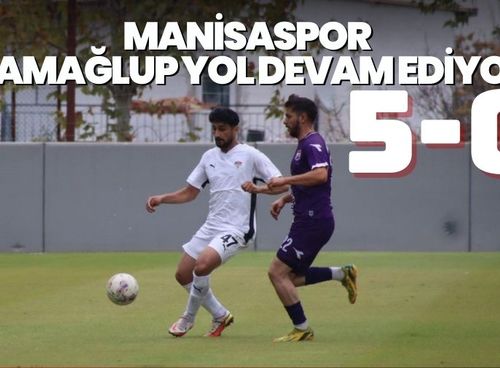 Manisaspor namağlup yol devam ediyor