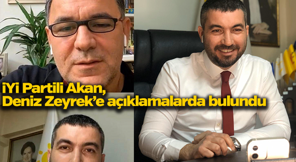 İYİ Partili Akan, gazeteci Deniz Zeyrek'in sorularını yanıtladı