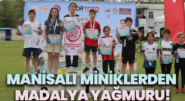 Manisalı miniklerden madalya yağmuru!