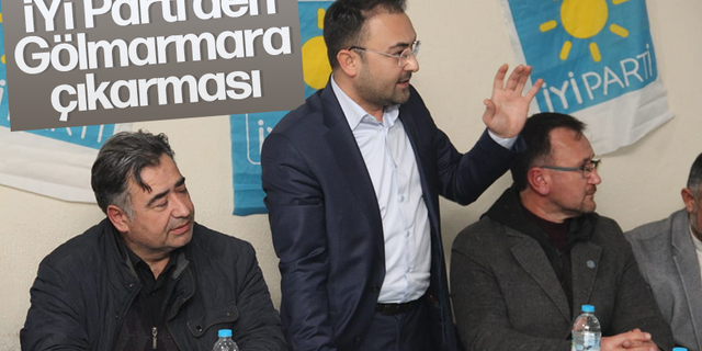 Manisa İYİ Parti Gölmarmara'ya çıkarma yaptı