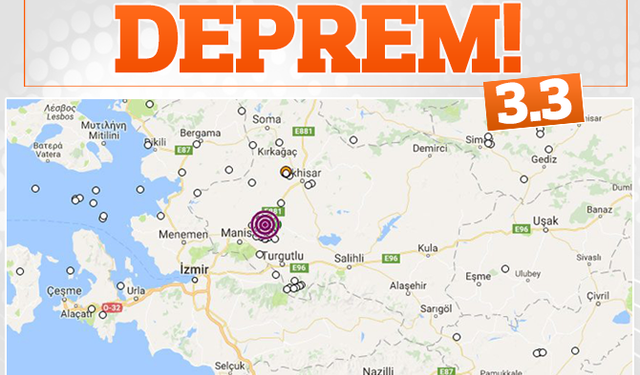 Manisa'da deprem!