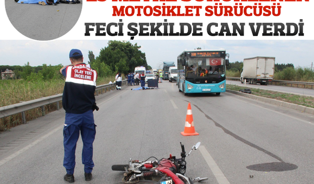 Manisa’da motosiklet kazası: 1 ölü