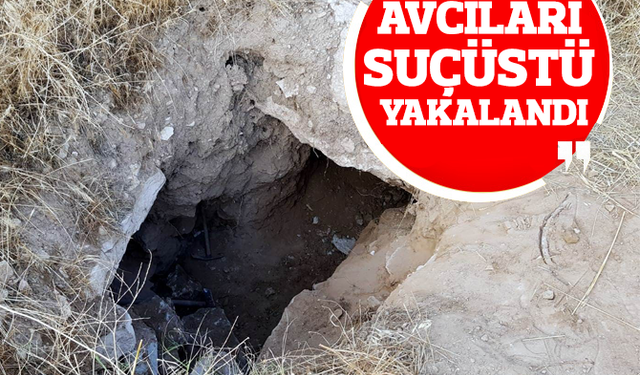 Define avcıları suçüstü yakalandı