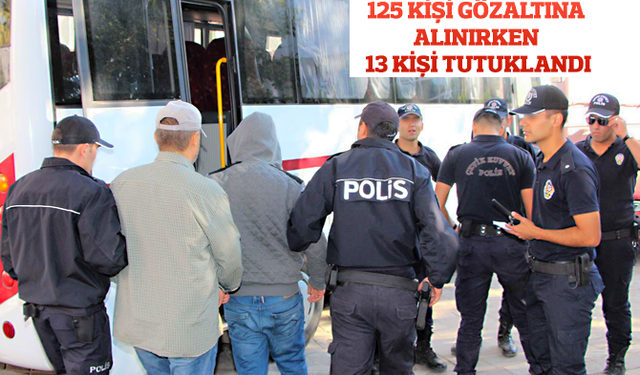 Manisa’da terör operasyonları: 13 tutuklama