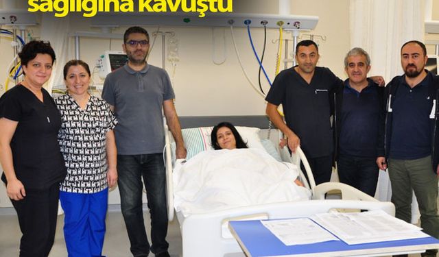 Kalbi delik olan genç kadın 30 dakikada sağlığına kavuştu