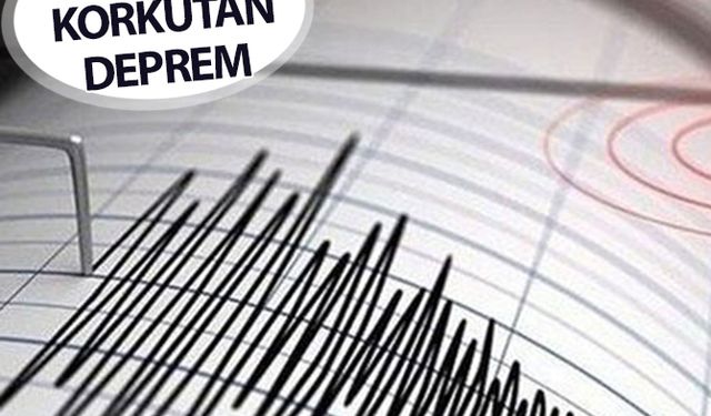 Manisa'da korkutan deprem