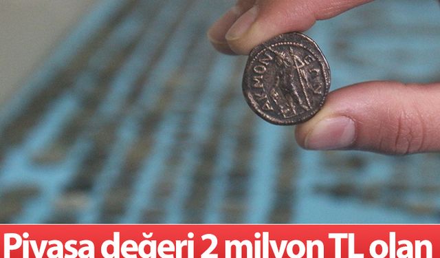 Piyasa değeri 2 milyon TL olan tarihi eser ele geçirildi