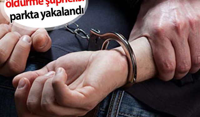 Kasten öldürme şüphelisi parkta yakalandı