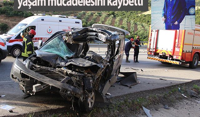 Kazada ağır yaralanan genç yaşam mücadelesini kaybetti