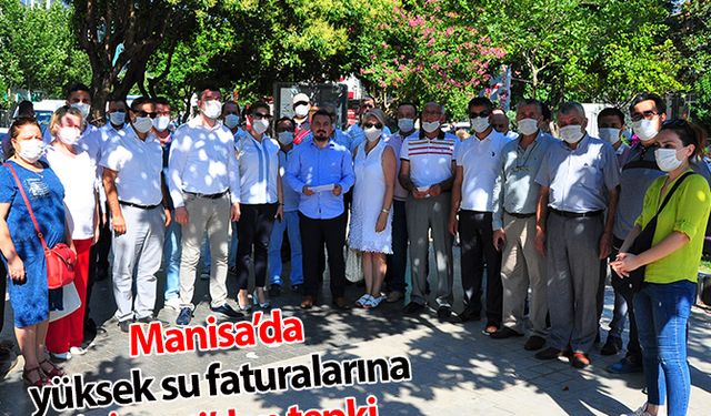 Manisa’da yüksek su faturalarına İYİ Parti’den tepki